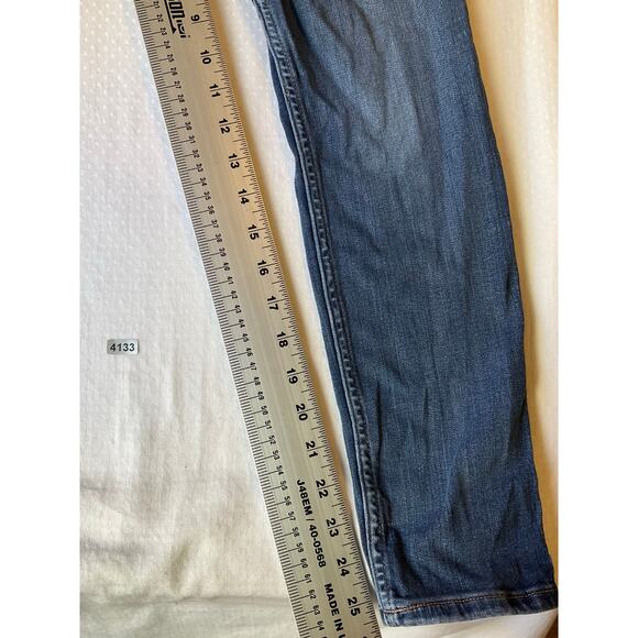 Hollister Women Jeans Leggings size 9S / W29 L26 Blue Mid Rise Stretch Boot Cut - Picture 5 of 10